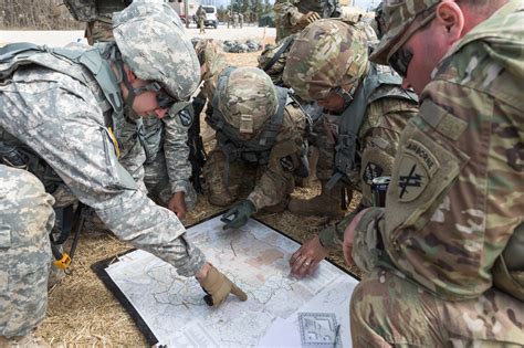 Military personnel using clicks in navigation