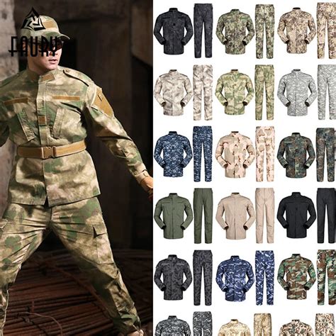 A photo of military uniforms