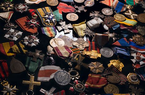 Collecting military memorabilia