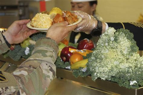 Military deployment food