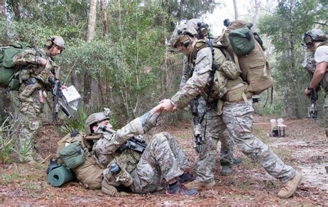 Men learning about military discipline and accountability