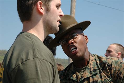 Drill instructors in action