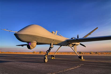 Military drone surveillance