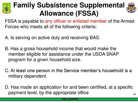 Military Family Subsistence Supplemental Allowance Image 8