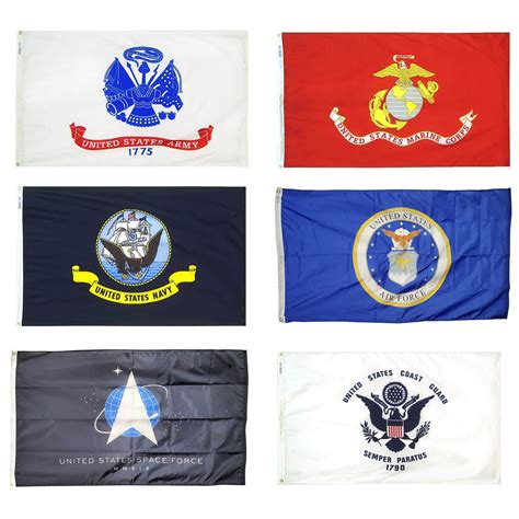 Military flags