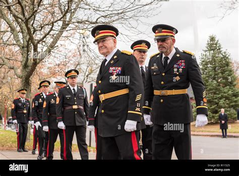 A military funeral procession