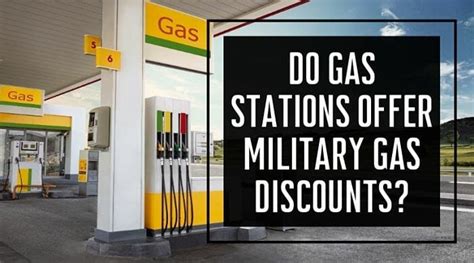 Benefits of Military Gas Stations