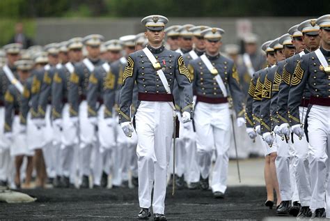 A photo of military graduation