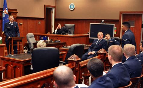 Military Judge Presiding Over a Tribunal