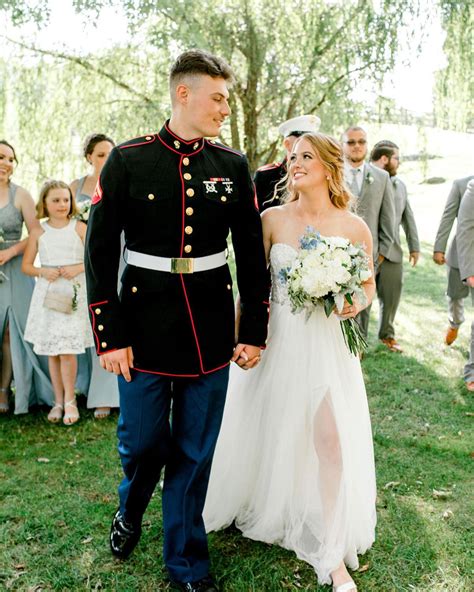 Military couple celebrating anniversary