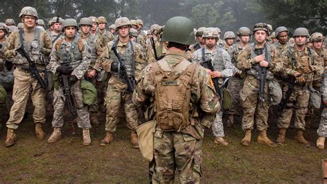 Military personnel participating in disaster relief efforts