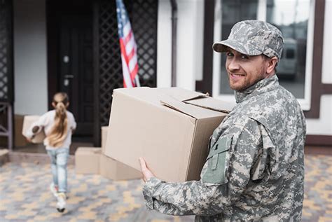 A military family preparing for a PCS move