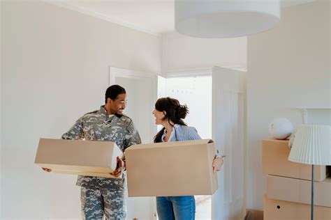 A military family packing up their belongings for a PCS move