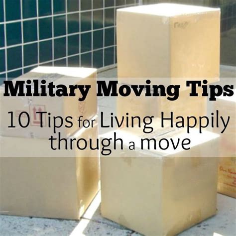 Military Move Tips