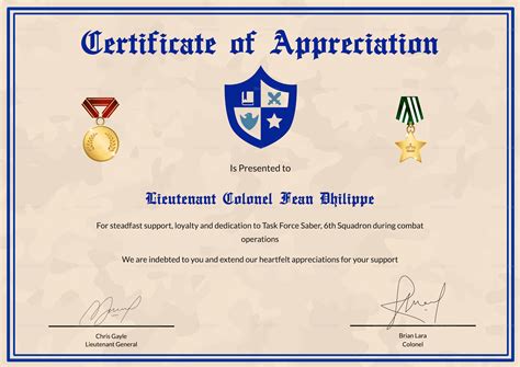 Military Officers recognition