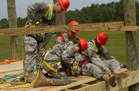 Military plumbers supporting troops