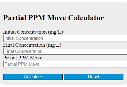 Military PPM Move Calculator