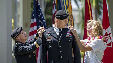 Image of a military promotion ceremony