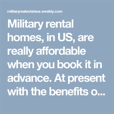 Military Rental Properties