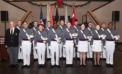 Military school students in uniform