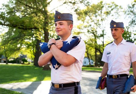 Leadership skills in a military school