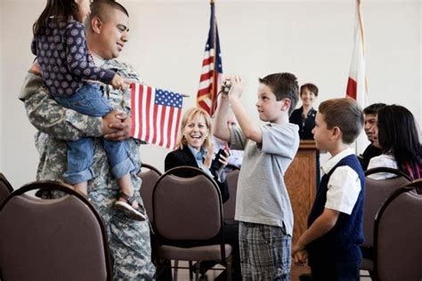 Military service members serving their country with pride