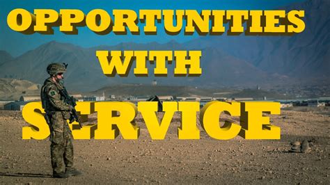 Military Service Opportunities