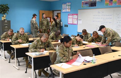 Military Students Learning