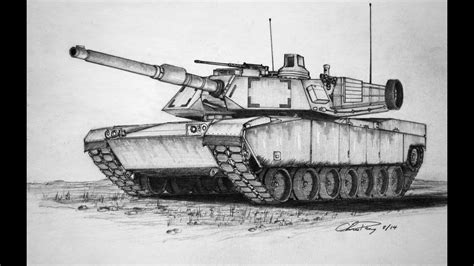 Military Tank Drawing Gallery 1