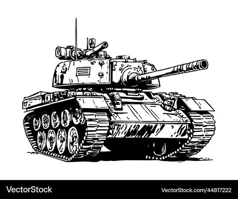 Military Tank Drawing Gallery 3