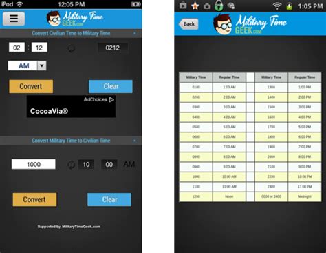Military Time App