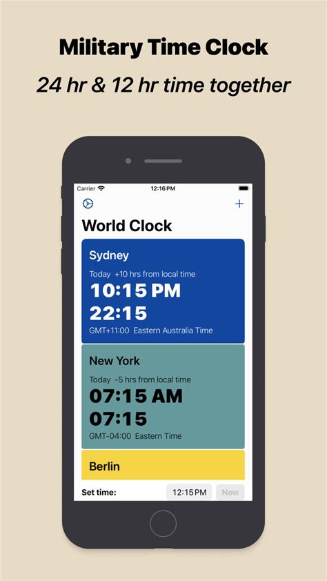 Military Time App