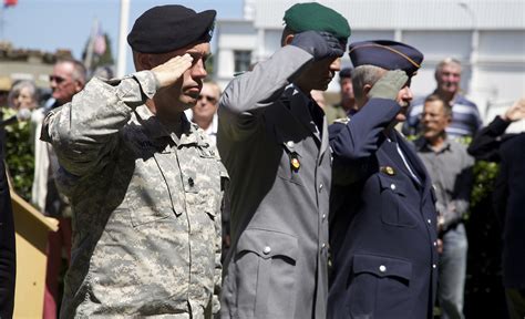 A soldier rendering a salute