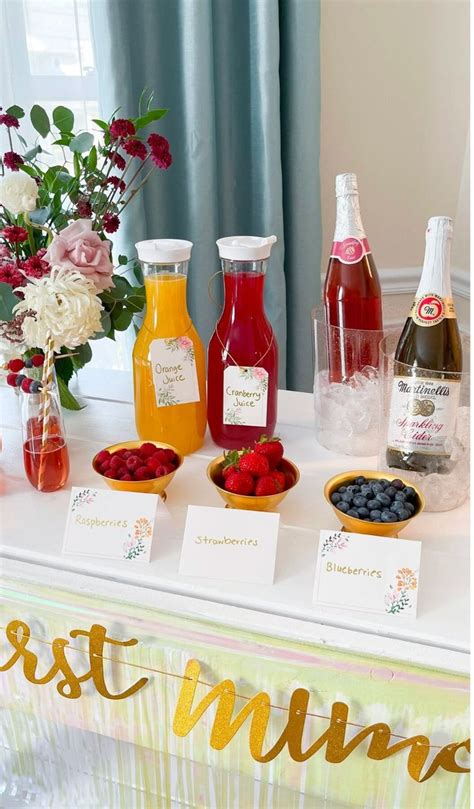 Mimosa Bar Decoration Ideas