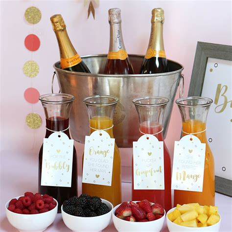 Mimosa Bar Favors