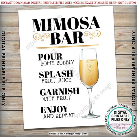 Mimosa bar sign gallery 1