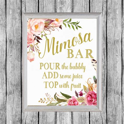 Mimosa bar sign gallery 6