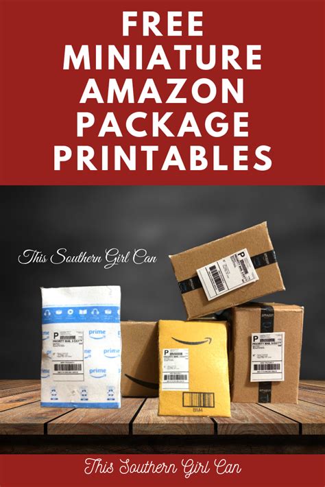 Miniature Amazon Box Storage