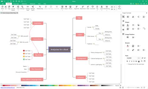 Mind Map Excel Template Productivity