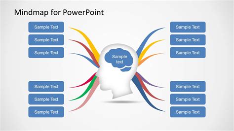 Mind map template for PowerPoint