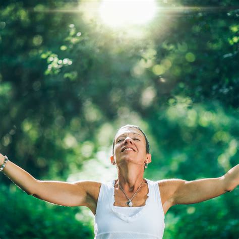 A person practicing mindfulness