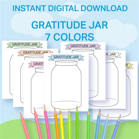 Mindfulness Jar Template