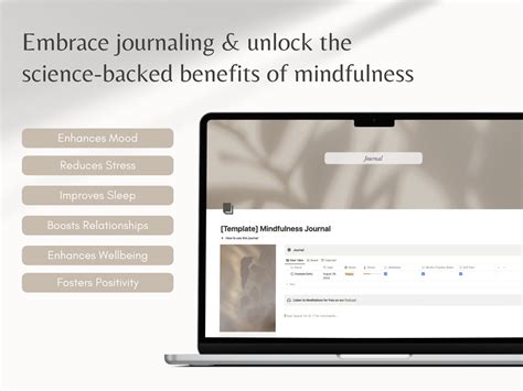 Mindfulness Template Notion