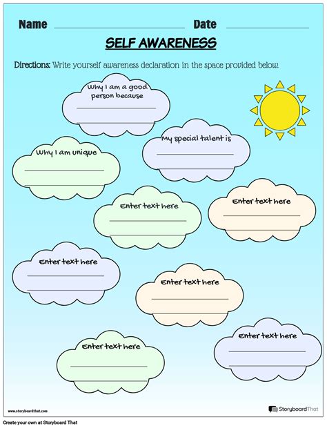 Mindfulness Worksheet