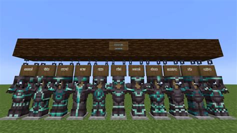 Minecraft Armor Template Design Example 1