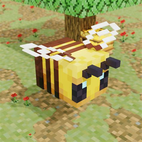 Minecraft Bee Wing Template