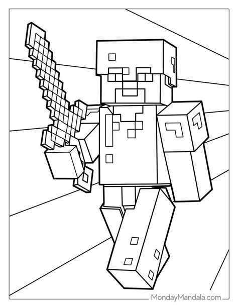 10 free printable Minecraft coloring pages for kids