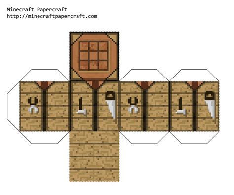 Minecraft Crafting Table Printable