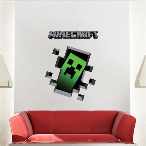 Minecraft Creeper Wall Decal