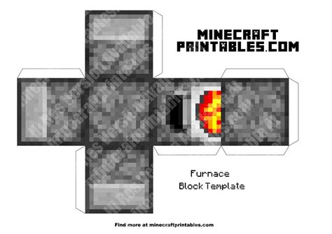 Minecraft Furnace Printable